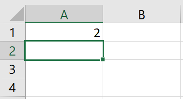 Excel comme une calculatrice étape 3