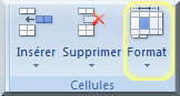 Protéger les cellules  - Format